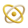atom 3d logo