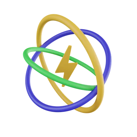 Atomic  3D Icon