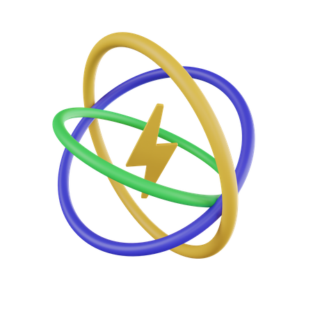 Atomic  3D Icon