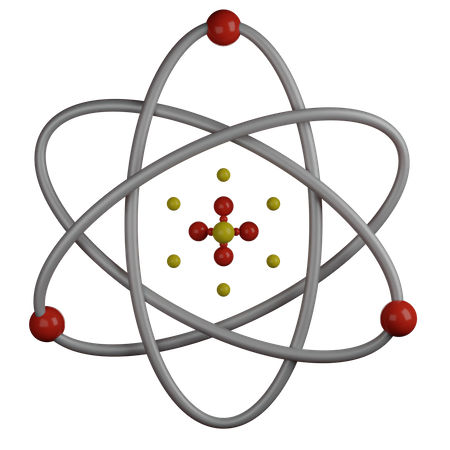 Atomic  3D Illustration