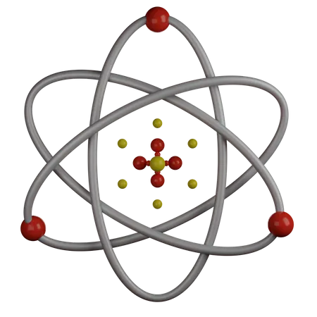 3 D Illustration Atomic Science 3D Illustration