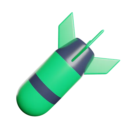 Atomic Bomb Nuclear 3D Icon