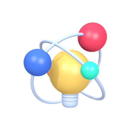 Atomic Business Idea 3D Icon