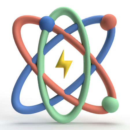 Atomic Energy  3D Icon