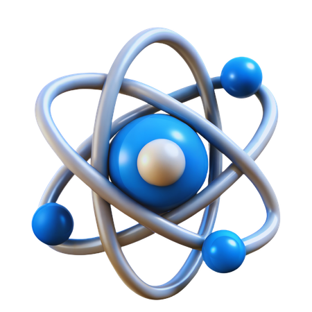 Atomic Model  3D Icon