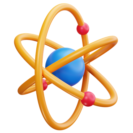 Atomic Model  3D Icon
