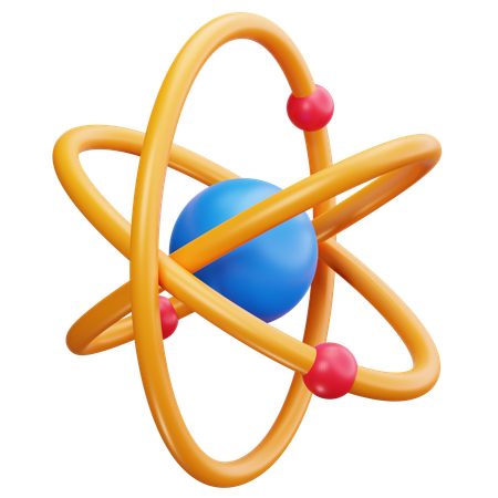 Atomic Model  3D Icon