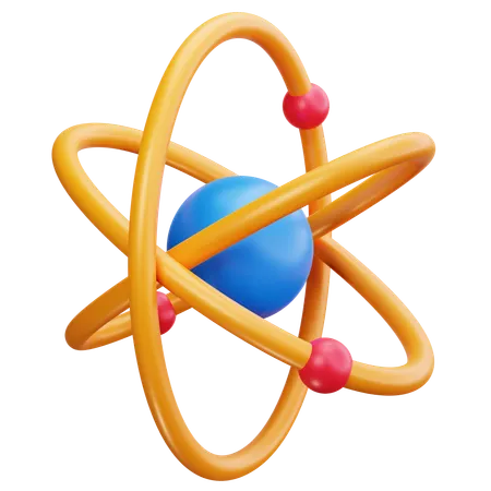 Atomic Model  3D Icon