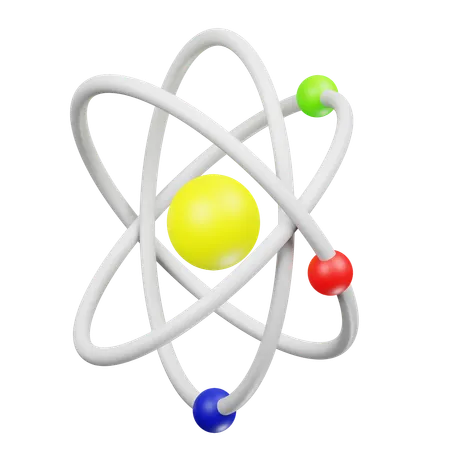 Atomic Model  3D Icon