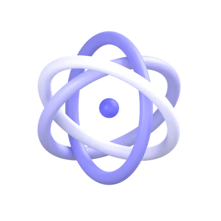 Atomic Molecules  3D Icon