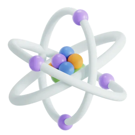Atomic Reaction 3D Icon