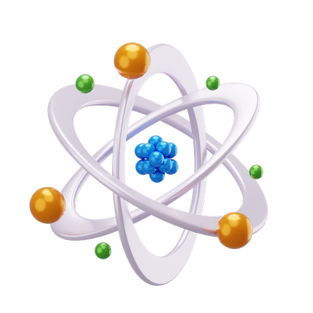 原子構造  3D Icon