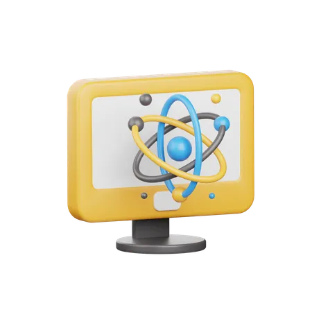 Atomic Structure  3D Icon