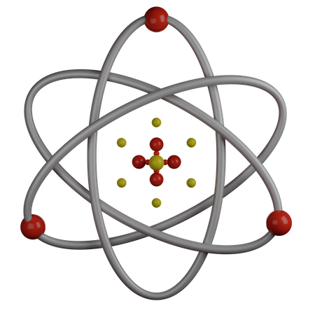Atômico  3D Illustration