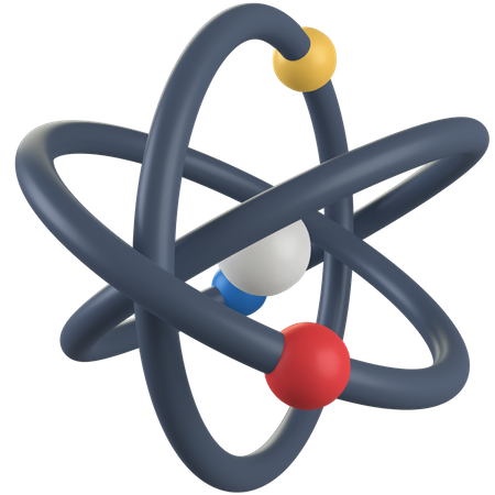 Átomo  3D Icon