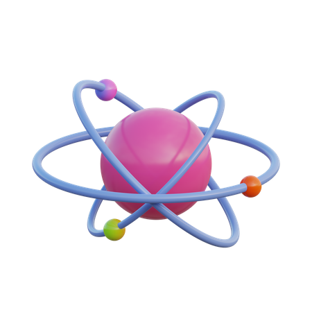 Átomo  3D Icon