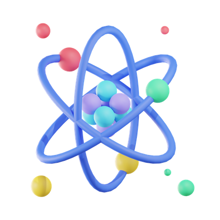 Átomo  3D Icon