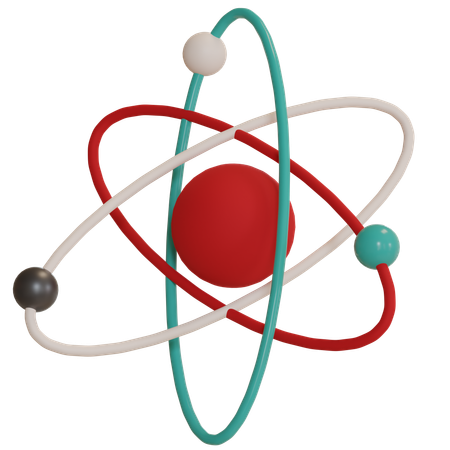 Átomo  3D Icon