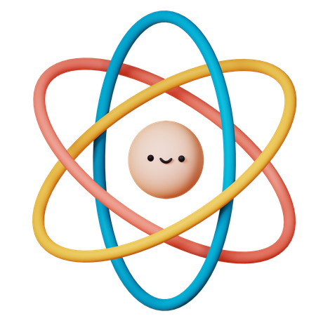 Átomo  3D Icon