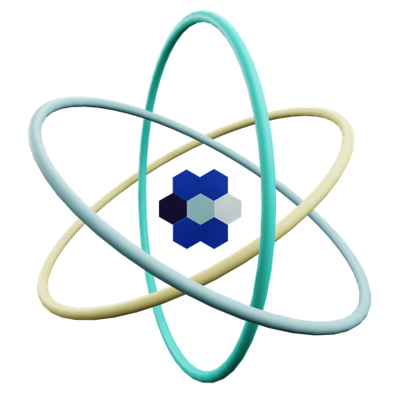 Átomo  3D Icon
