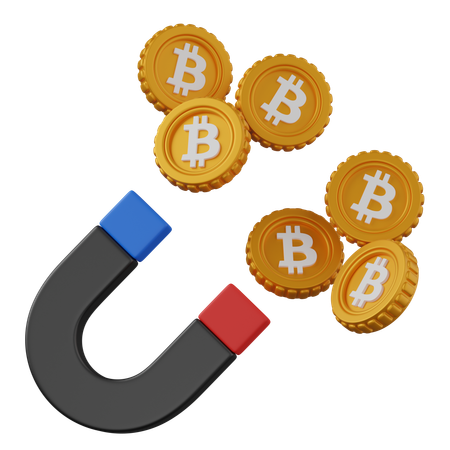 Atração criptográfica  3D Icon