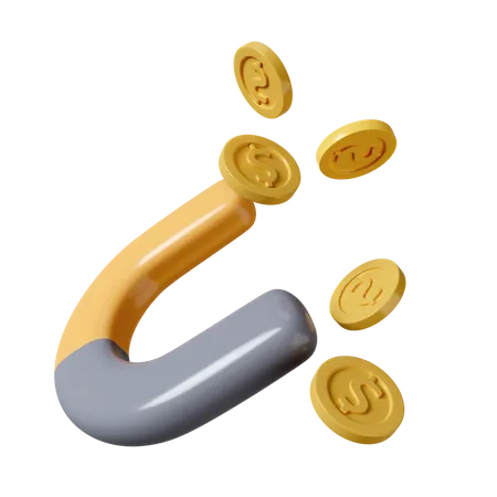 Atração financeira  3D Icon