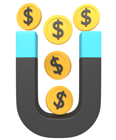 Atração financeira  3D Icon
