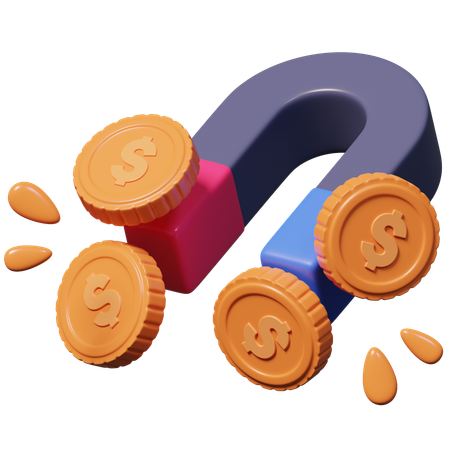 Atracción de efectivo  3D Icon