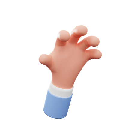 Atrapar el gesto de la mano  3D Icon