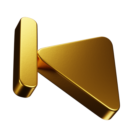 Atrás  3D Icon