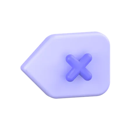 Atrás  3D Icon