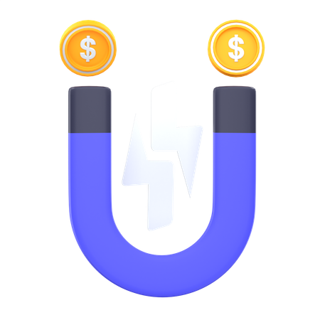 Atraer dinero  3D Icon