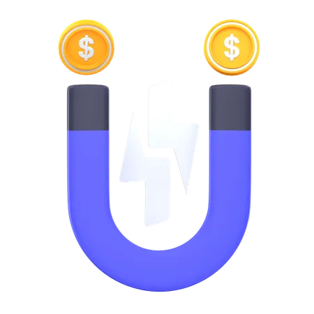 Atraer dinero  3D Icon