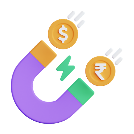 Atraer dinero  3D Icon