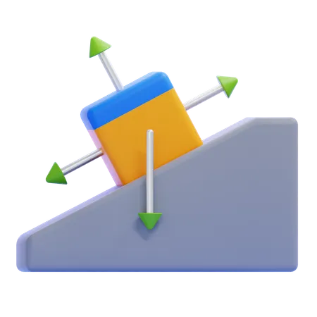 Atrito  3D Icon