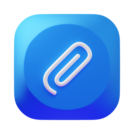 Attach 3D Icon