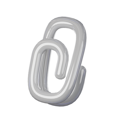 Attach Clip  3D Icon