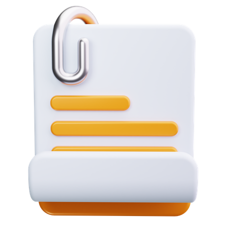 Attach File  3D Icon