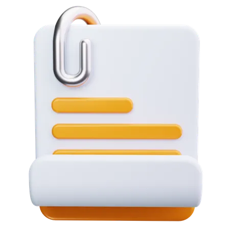 Attach File  3D Icon