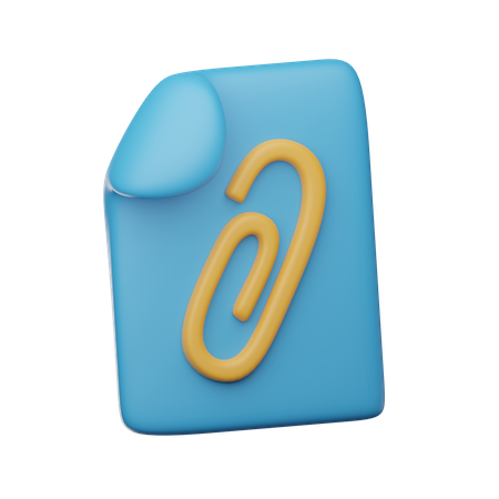 Attach File  3D Icon