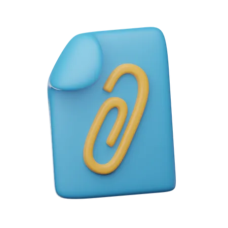 Attach File  3D Icon