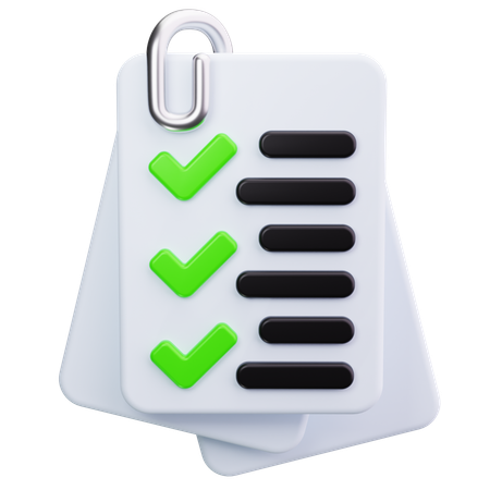 Attach Notes  3D Icon