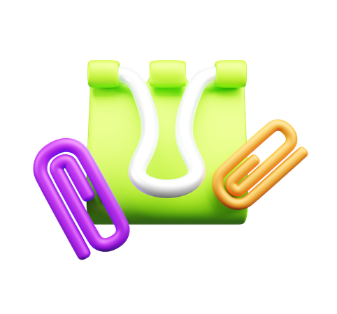 Attacher la goupille  3D Icon