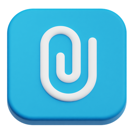 Attach Pin  3D Icon