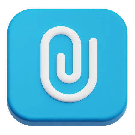 Attach Pin  3D Icon