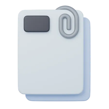 부착  3D Icon