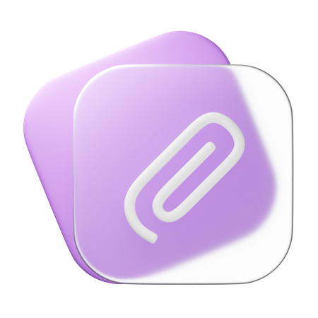 Attachment  3D Icon