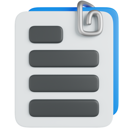 Attachment  3D Icon
