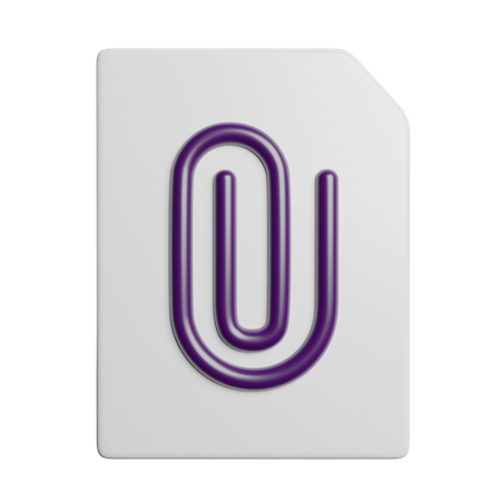 Attachment  3D Icon