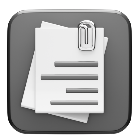 Attachment App  3D Icon